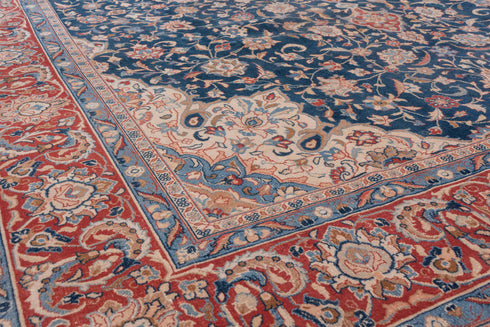 Vintage Kashan Area Rug (8' x 11')